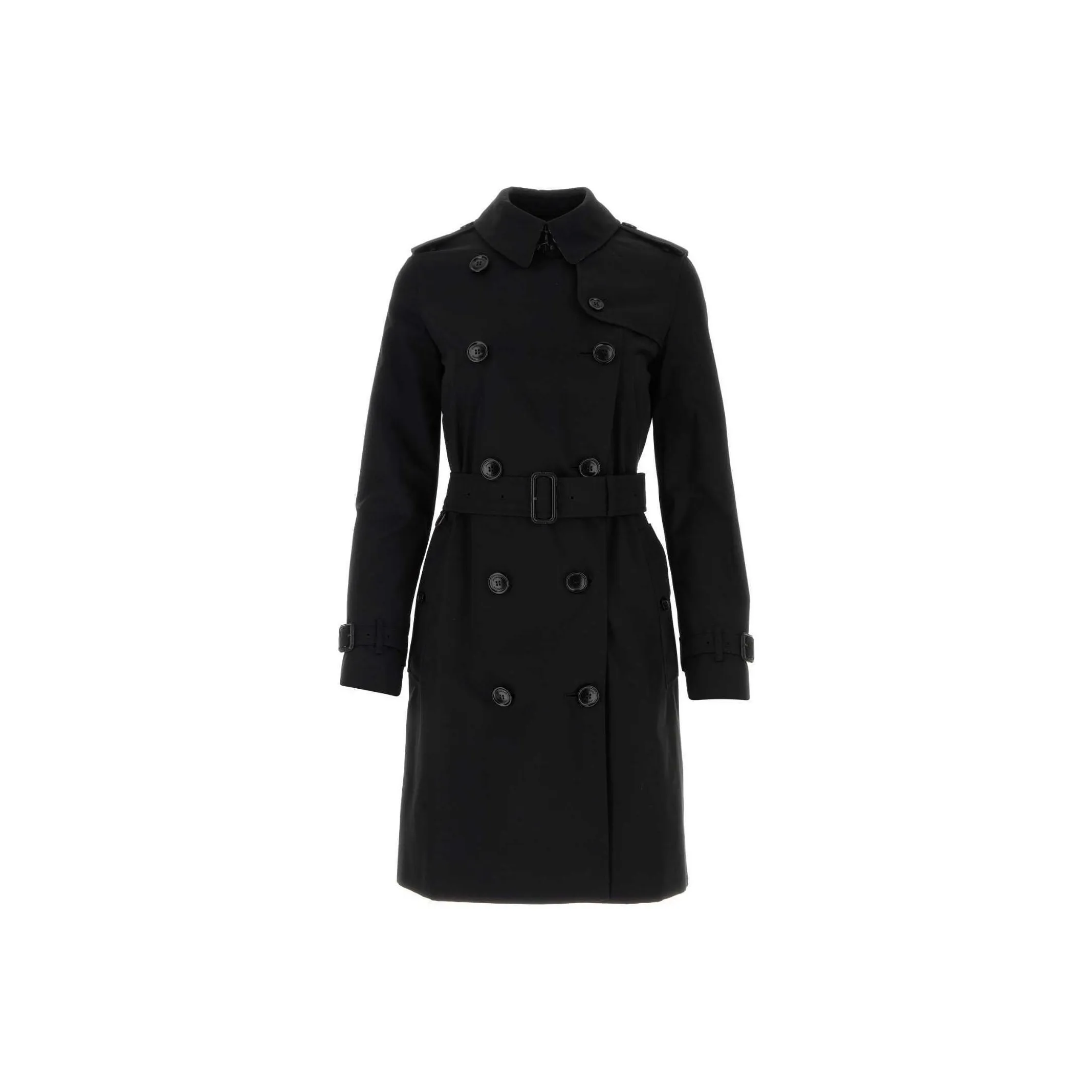 Burberry Trench Coats Women's Black