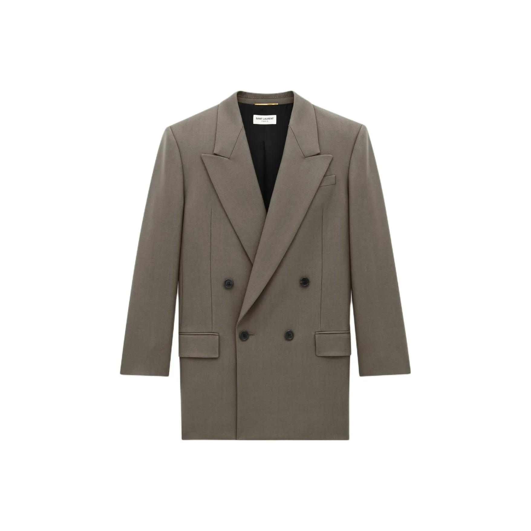 SAINT LAURENT Double Breasted Oversized Jacket