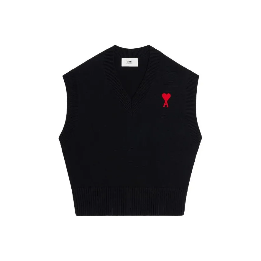 AMIPARIS Sleeveless Sweater 'Black'