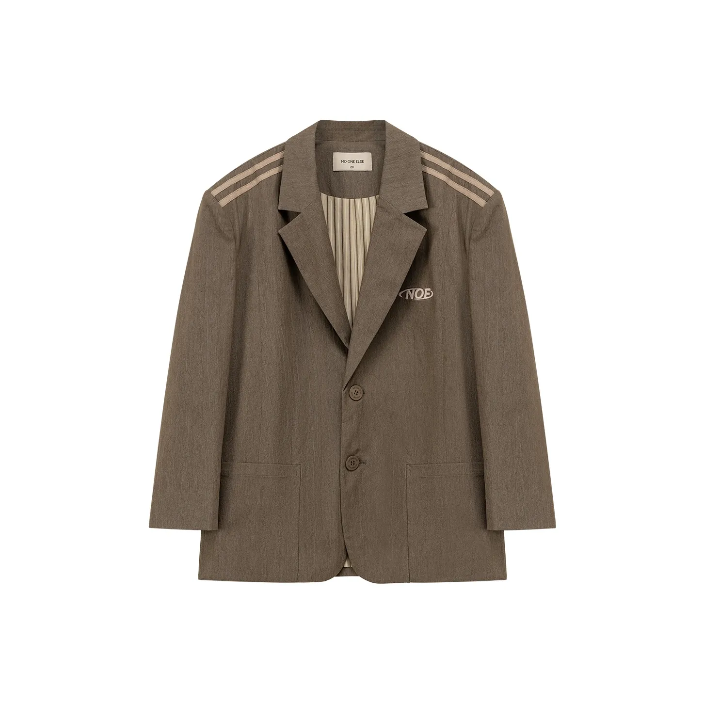 NO ONE ELSE Оливково-зеленый Женское короткое пальто