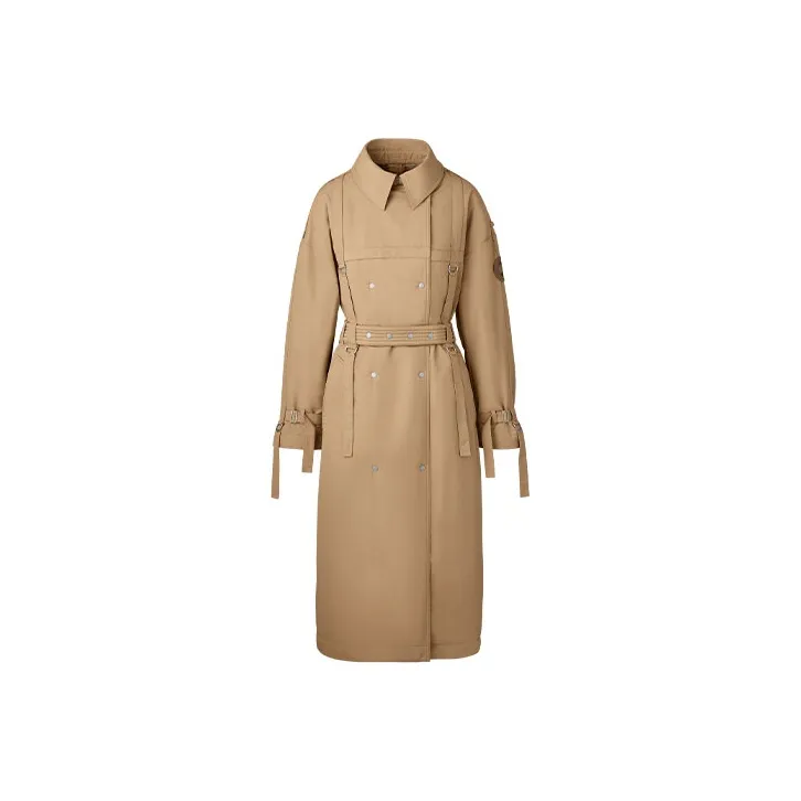 Canada Goose Rokh X Matt McCormick Co-branded Series Trench Coats Women's Khaki