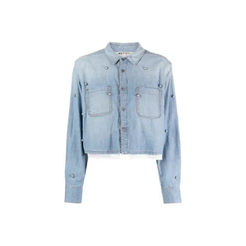Ports 1961 Индиго Женские Джинсовые Куртки