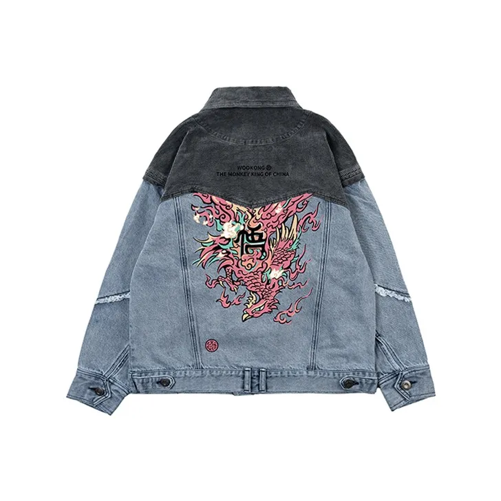 WOOKONG Denim Jacket Женская Blue