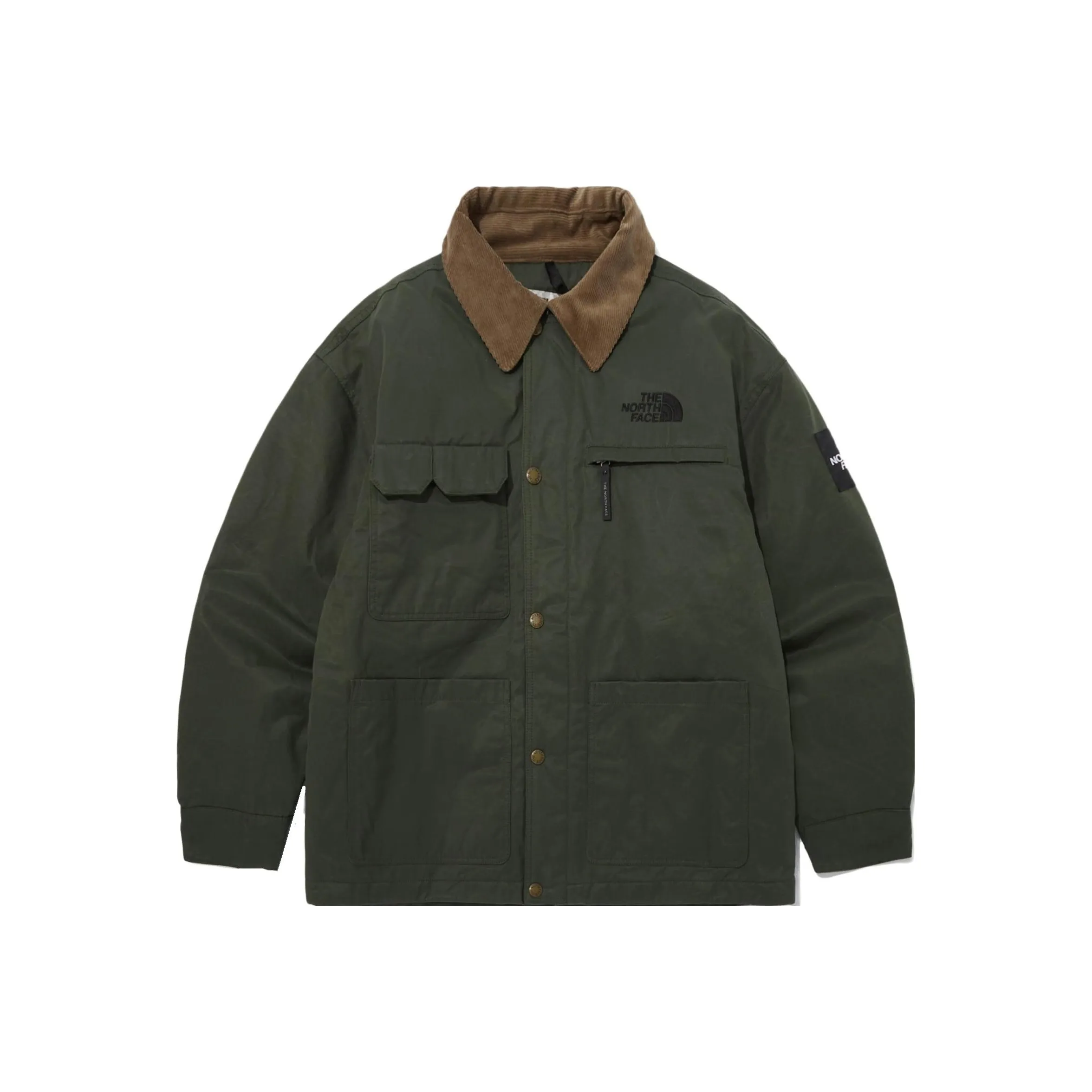 THE NORTH FACE Nuptse Puffer Jacket Unisex Olive Green