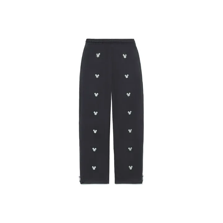 Disney X LINING Knitted Sweatpants Women's Black