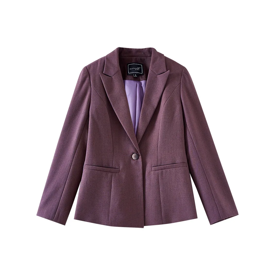 OUNIXUE Бизнес-костюм женский фиолетовый