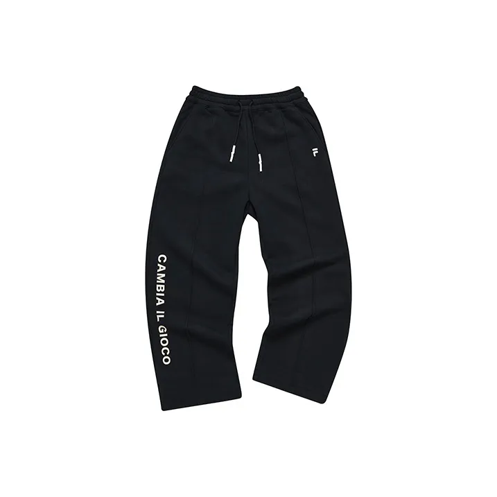 FILA FUSION BASEBALL Series Casual Pants Women's Jet Black