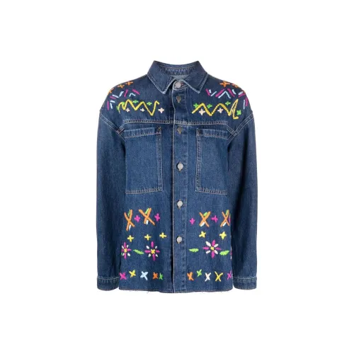 Mira Mikati Синие Женские Джинсовые Куртки
