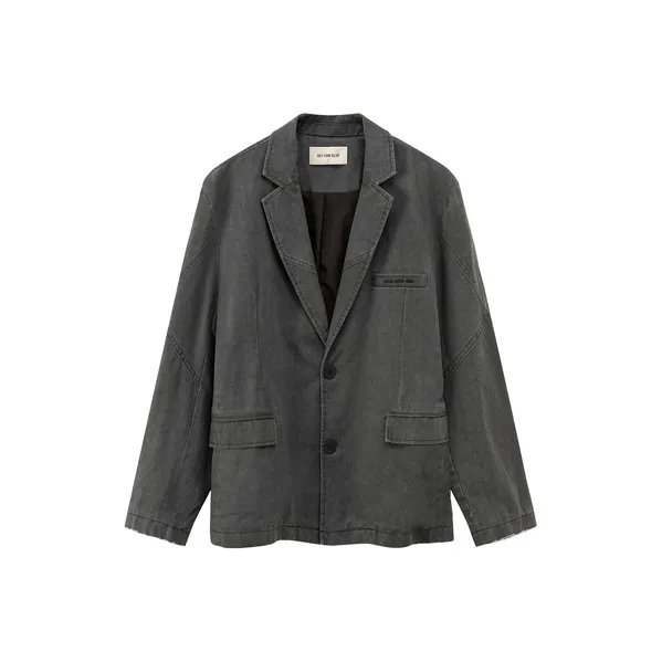 NO ONE ELSE Бизнес-костюм унисекс угольно-серый