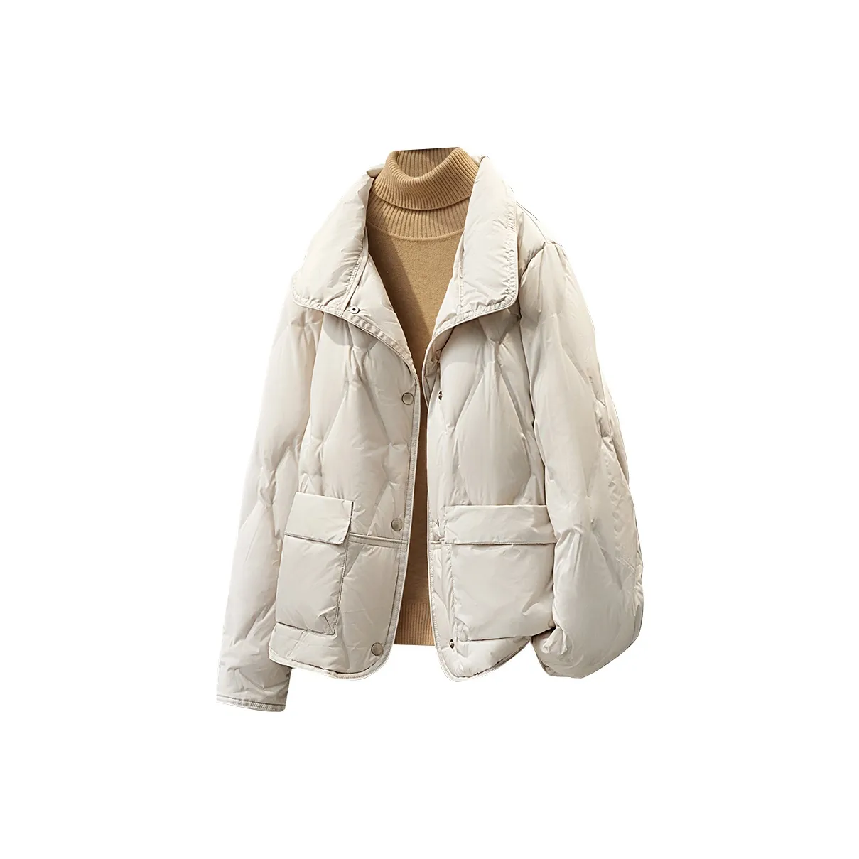 TOUCH Пуховая куртка Женская Бежевая