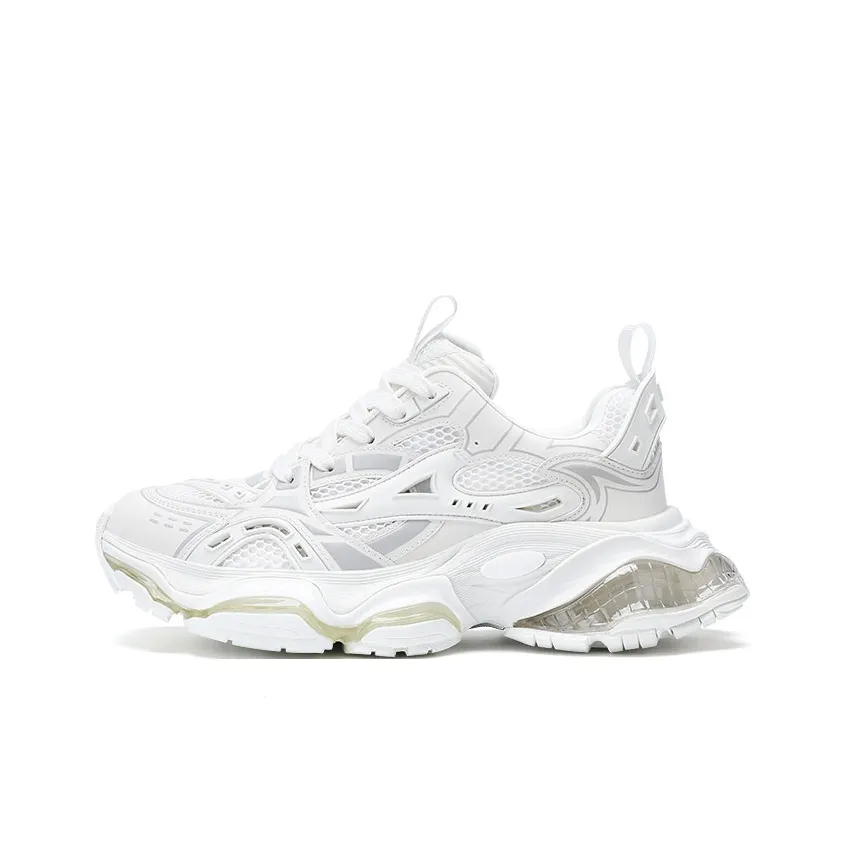 U7 Амортизация Устойчивый к истиранию Дышащий Увеличение высоты Низкий Топ Телесный Мужской Белый