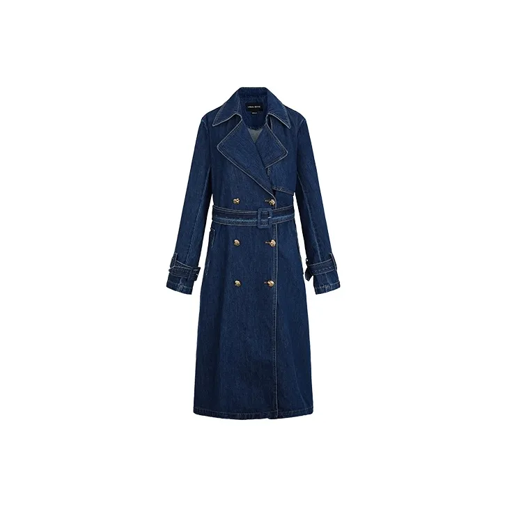 URBAN REVIVO Denim Jackets Women's Blue