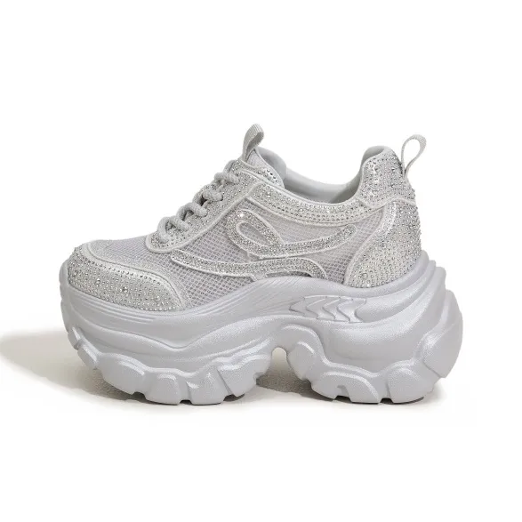 Milan Love Song Амортизаторы Устойчивые к истиранию Низкий топ Толстая подошва Кроссовки Женские