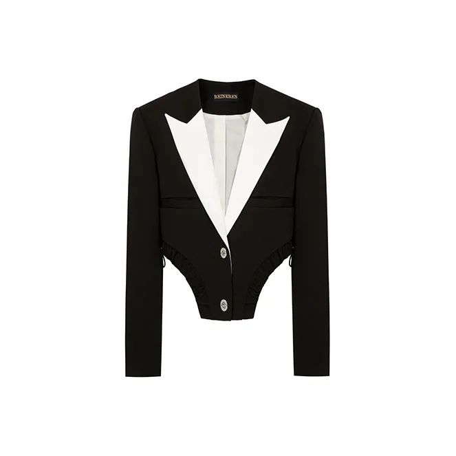 REINEREN Boxy Cropped Coat Women's