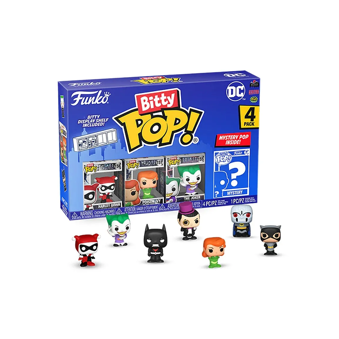 Funko DC Коллекция Харли Квинн 4 штуки Набор фигурок в стиле чиби