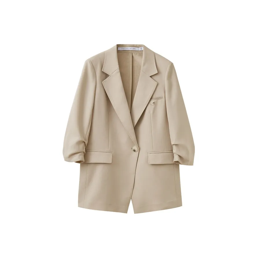 SHUIYUNJIAN Business Suits Women's Light Khaki
