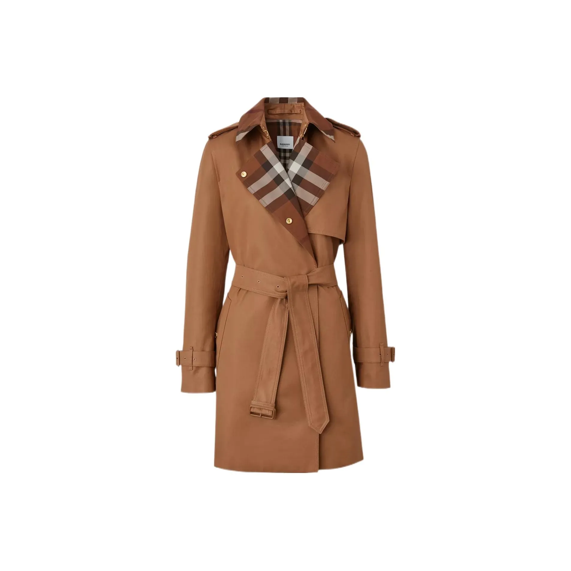 Burberry Trench Coats Women's Dark Brown