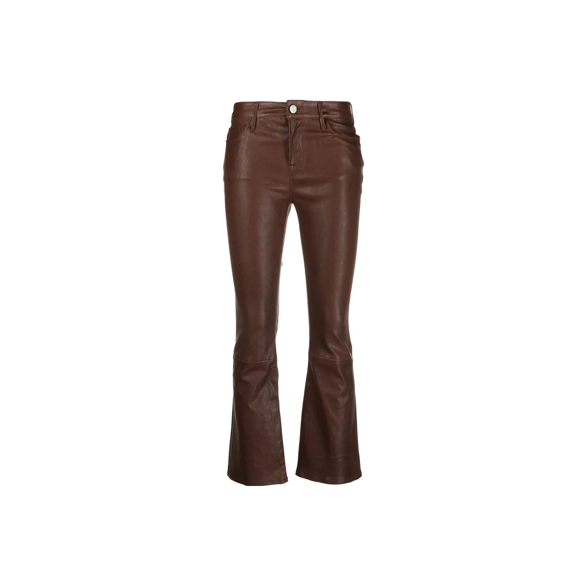 FRAME Flared Polished finish Trousers