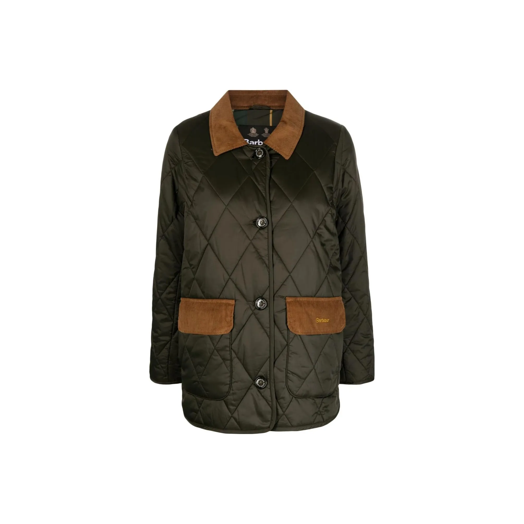 BARBOUR Bragar Куртка Пуховая Куртка Женская Армейский Зеленый