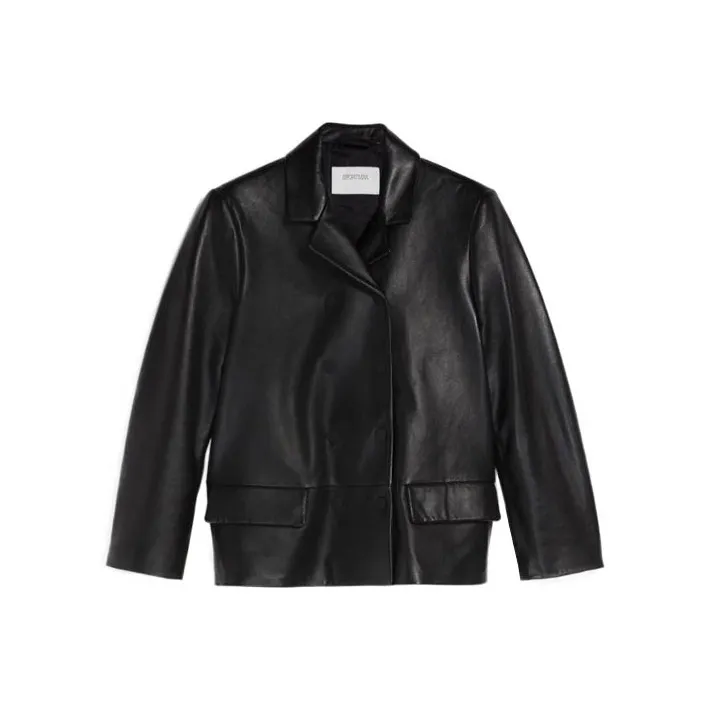SportMa Leather Jacket Women's Black