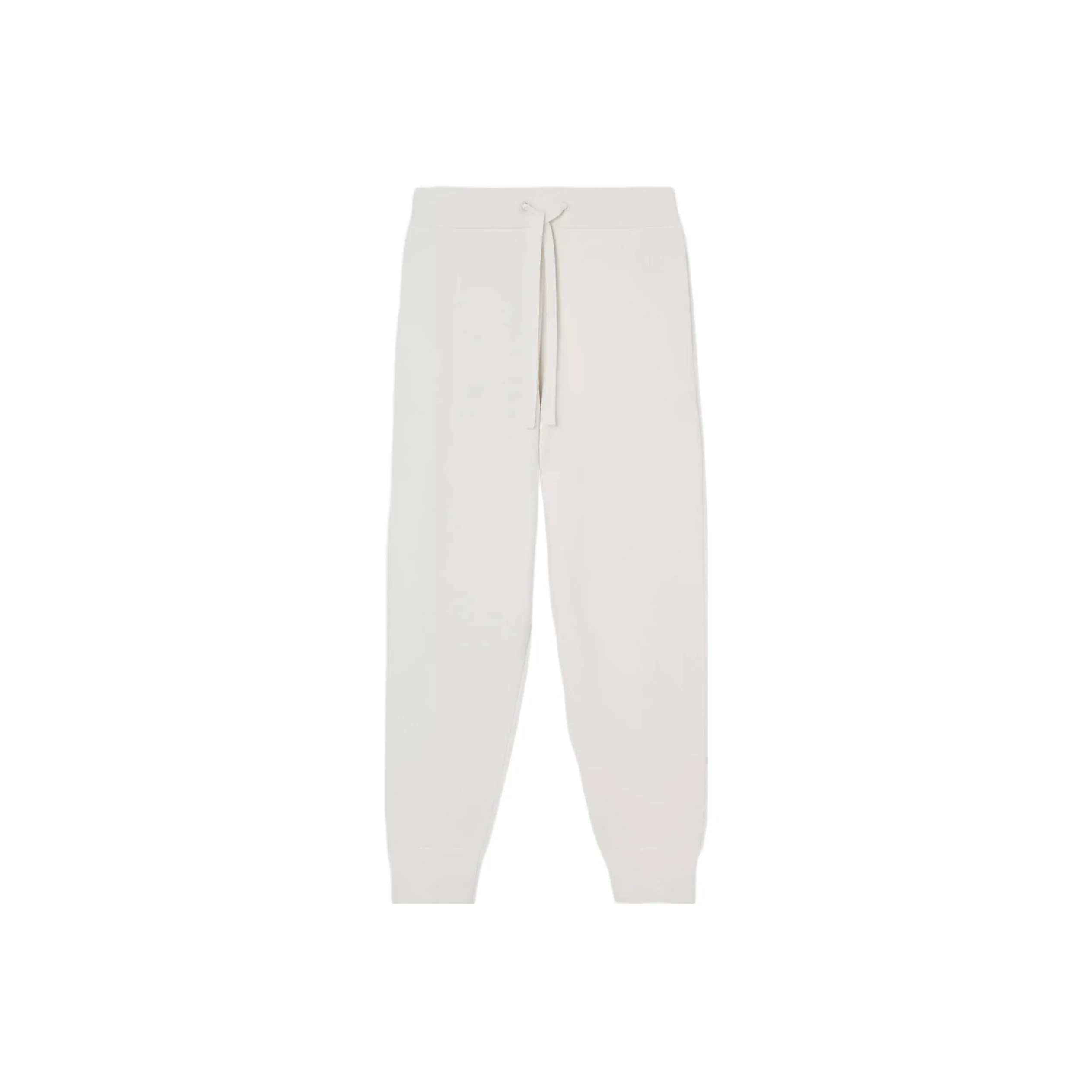 Burberry FW22 Вязаные спортивные брюки Женские Белые