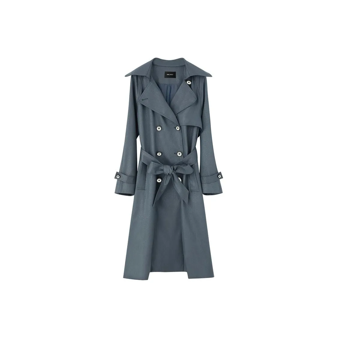 NINE WEST Тренчкот Женский Серебряный Серый