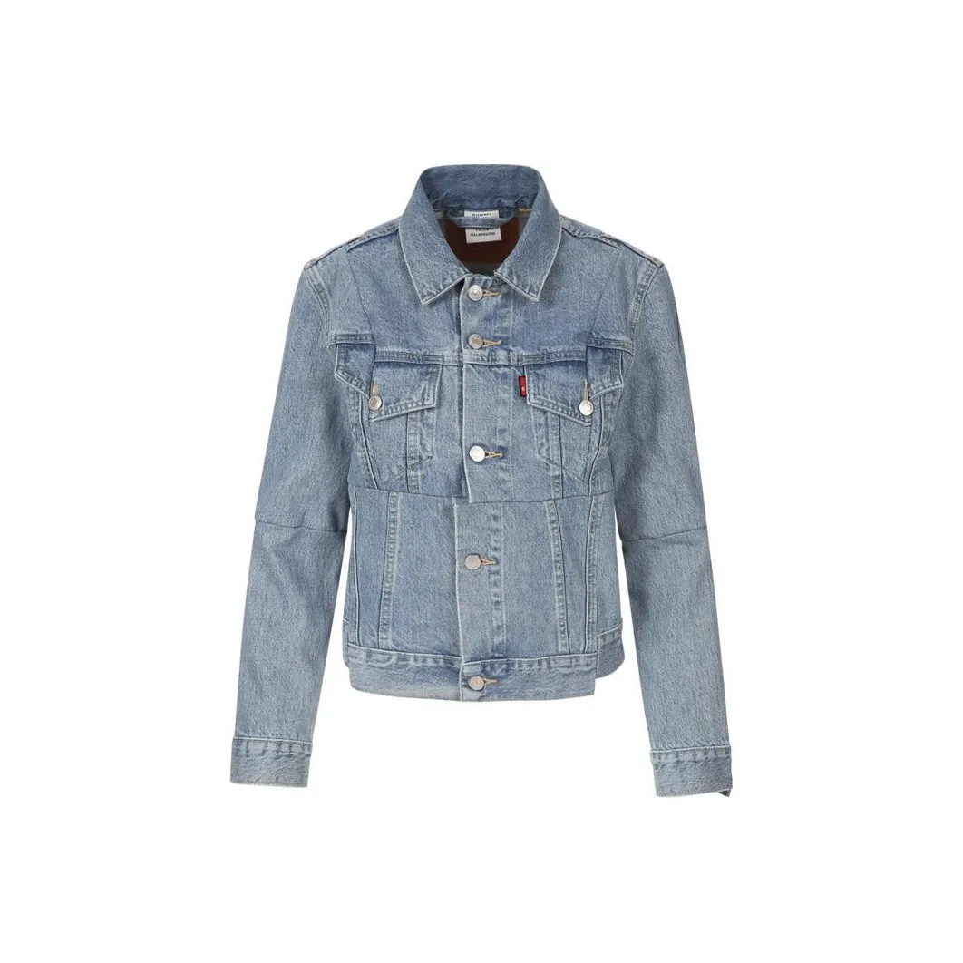Vetements Denim Jackets Women's Blue