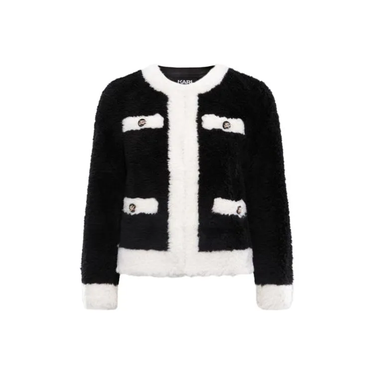 KARL LAGERFELD Мех Женский Черный