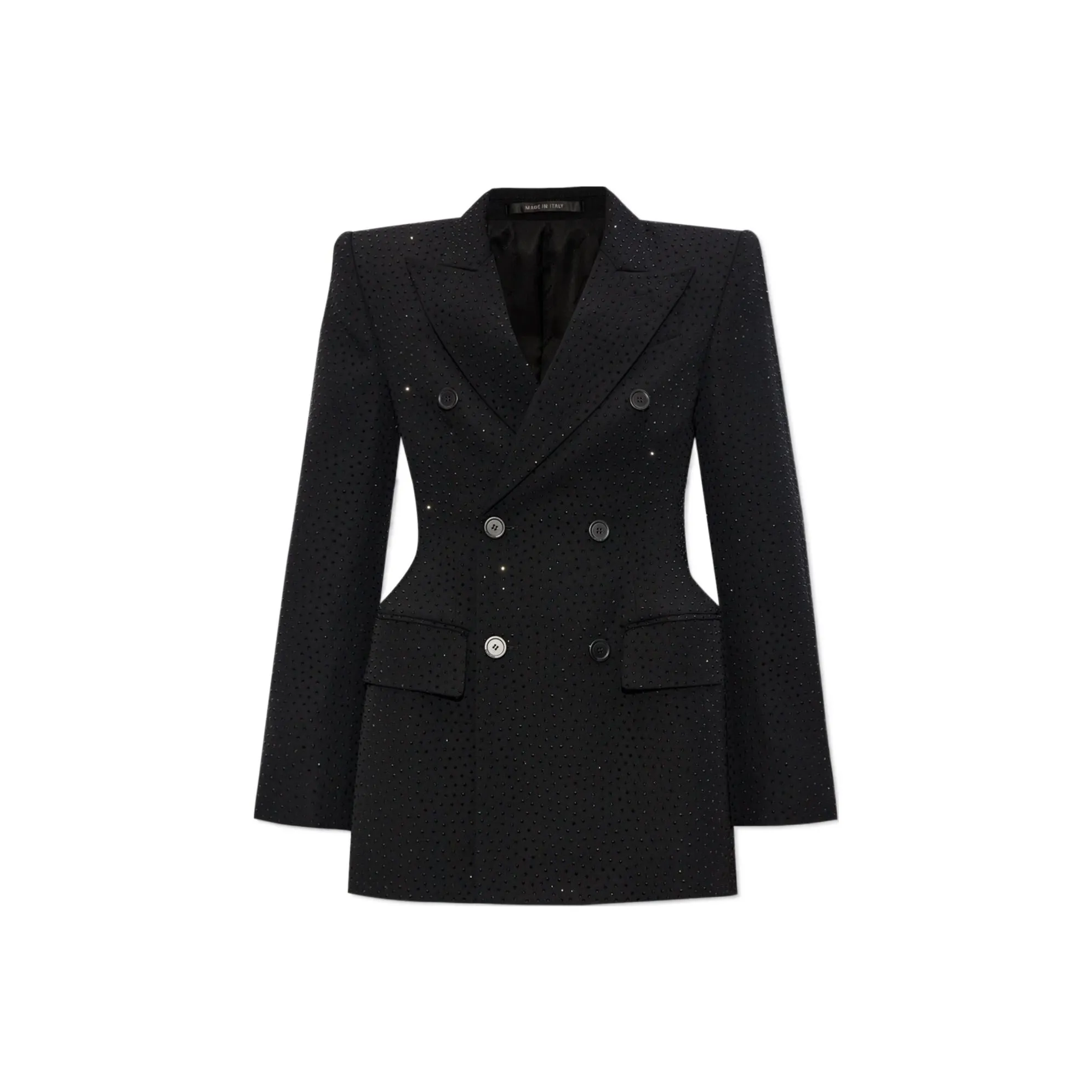 Balenciaga Double breasted Rhinestone embellished Blazer