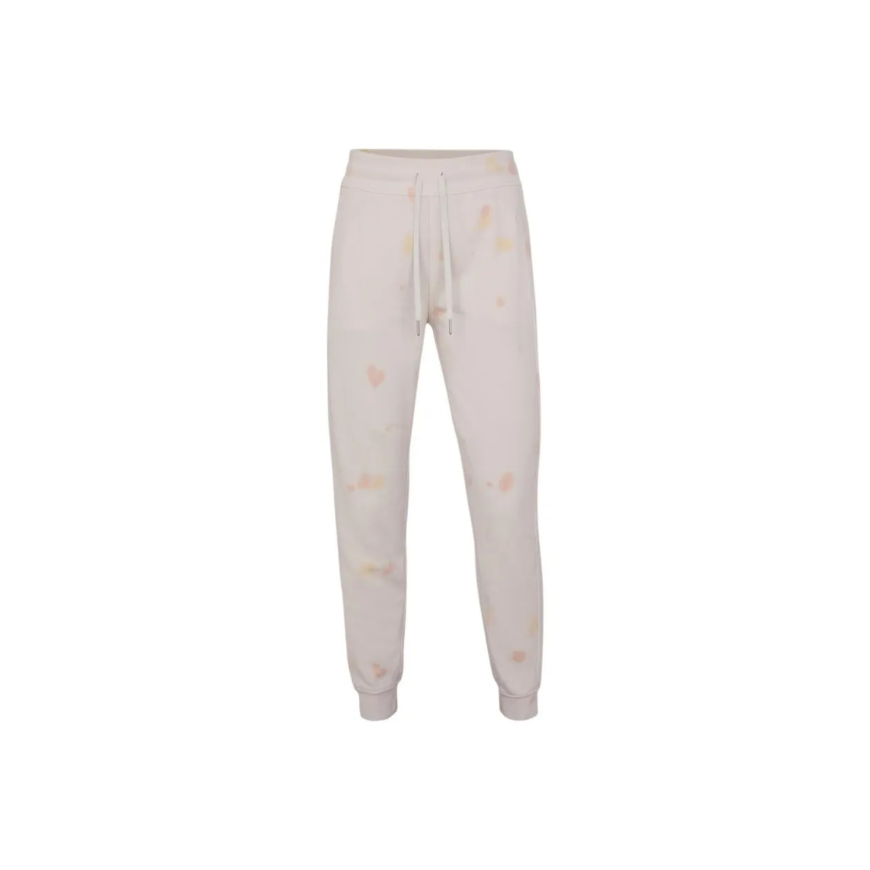 Lululemon Scuba Series Краситель Винтажный белый Лимон Шелк Цвет Розовый оранжевый Персик Сатин Женские Вязаные Тренировочные брюки