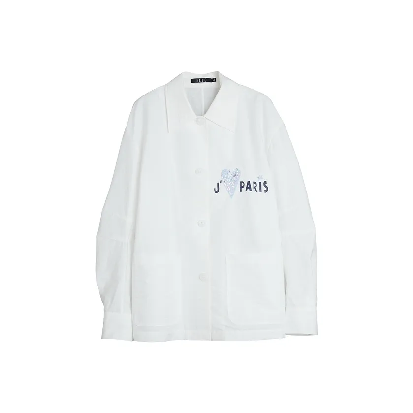 ELLE Cropped Coat Women's White