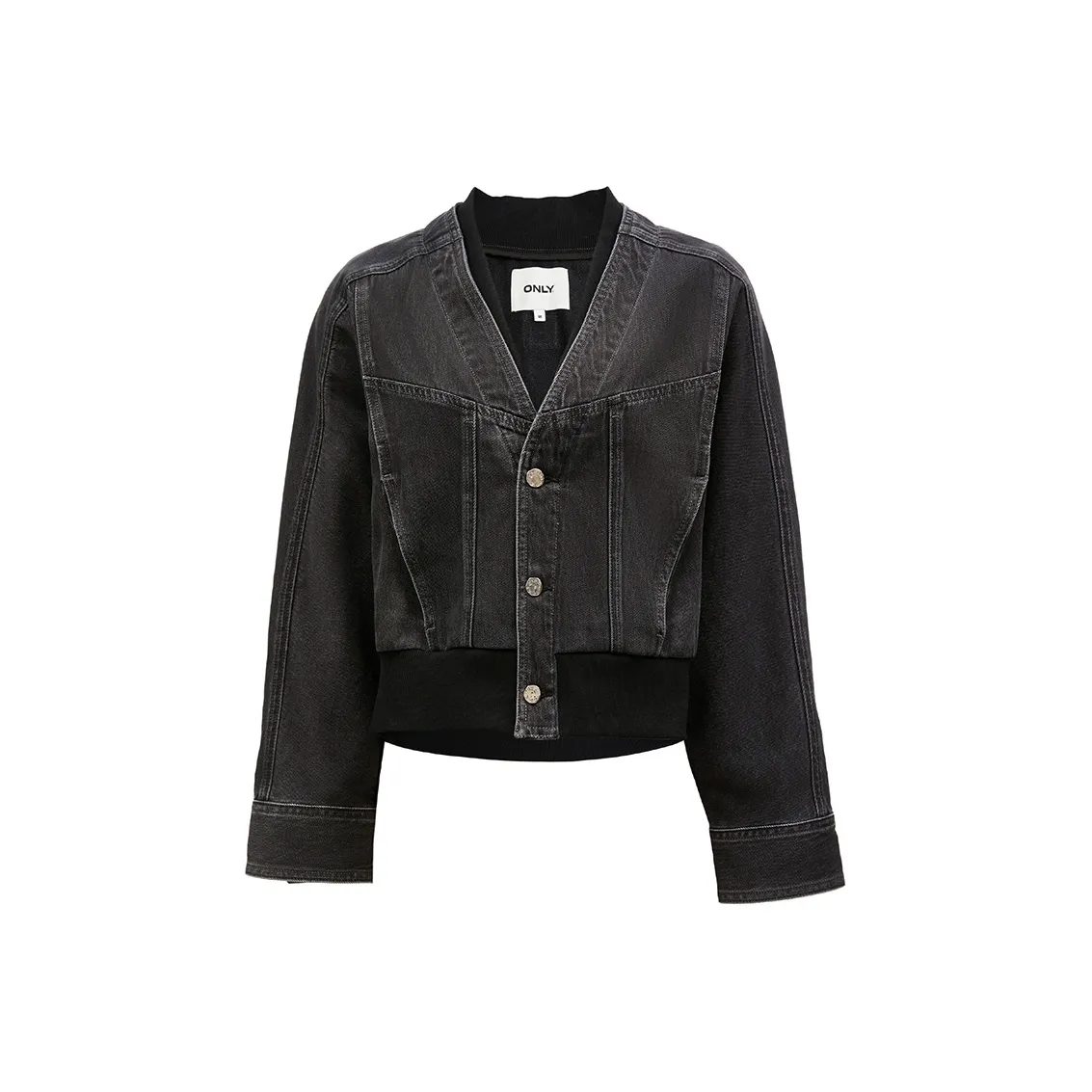 ONLY Denim Jacket Women's Dark Denim Gray