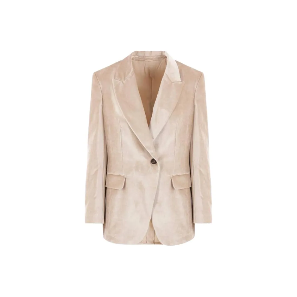 Brunello Cucinelli Single breasted Velvet Blazer
