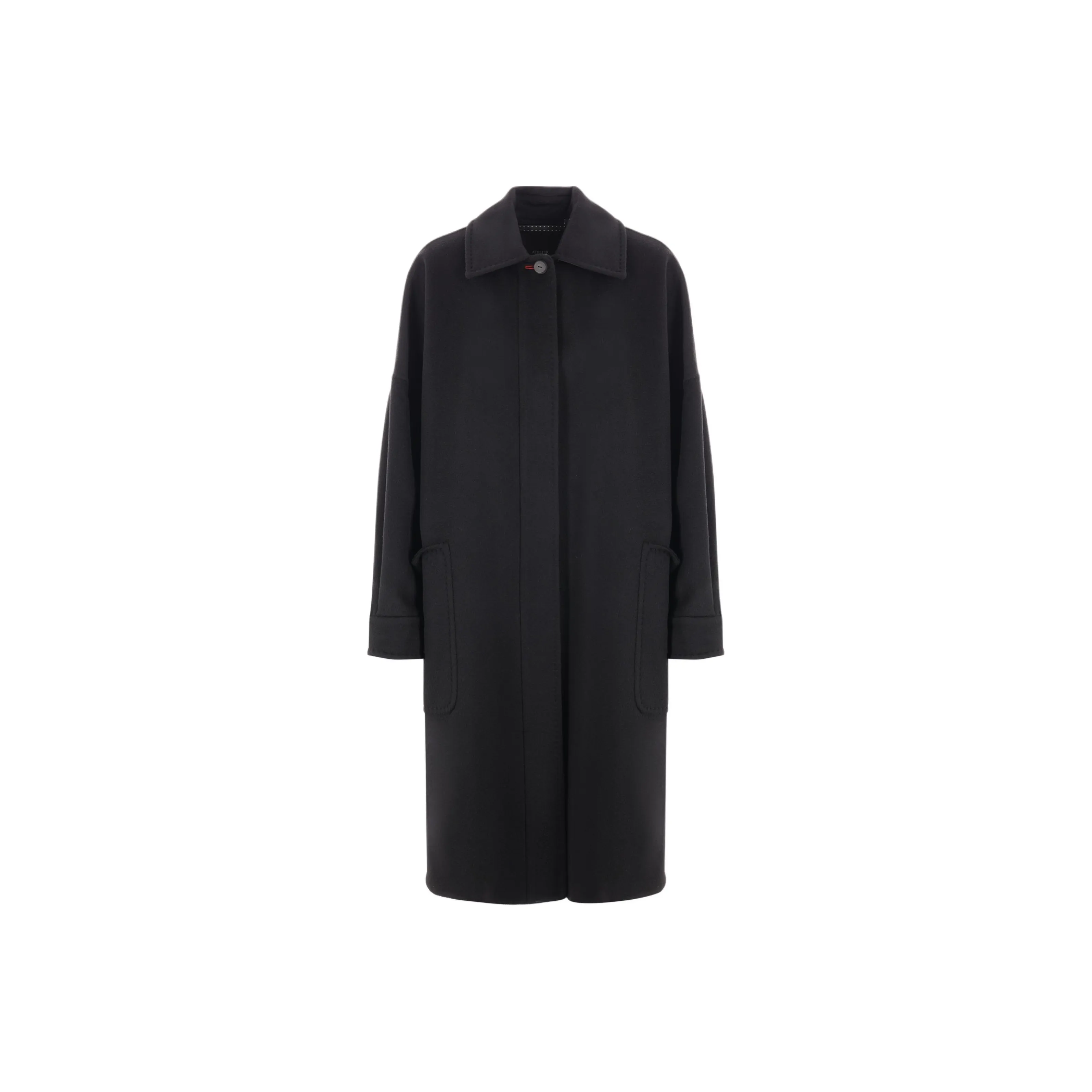 Max Mara Atelier Baruffa Button Detailed Oversized Coat