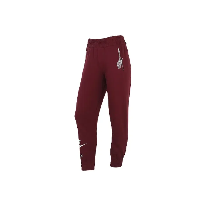 Nike Knitted Sweatpants Women's Red