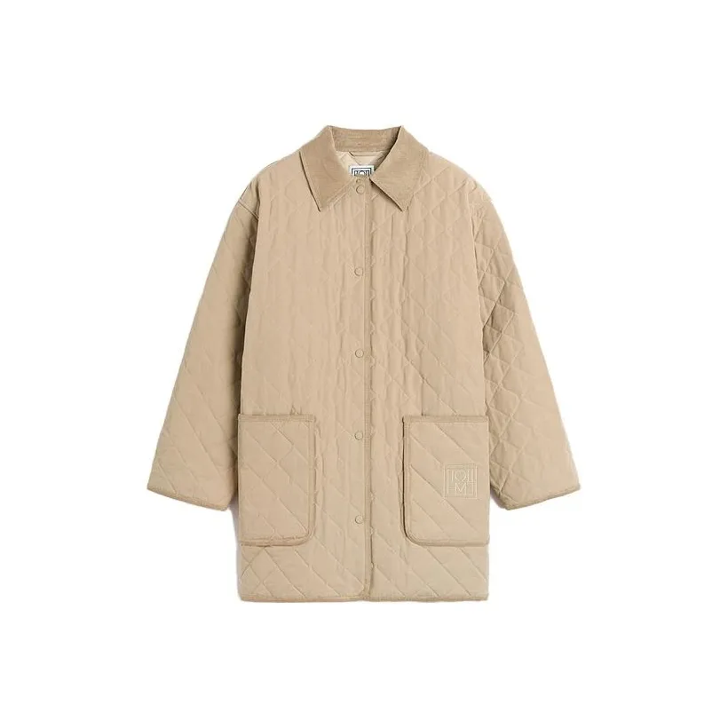 TOTEME Diamond-Quilted Buttoned Jacket