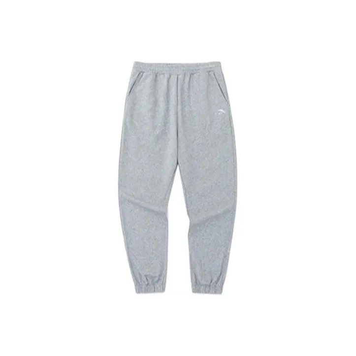 Anta Life Collection Серые Женские Вязаные Тренировочные Брюки