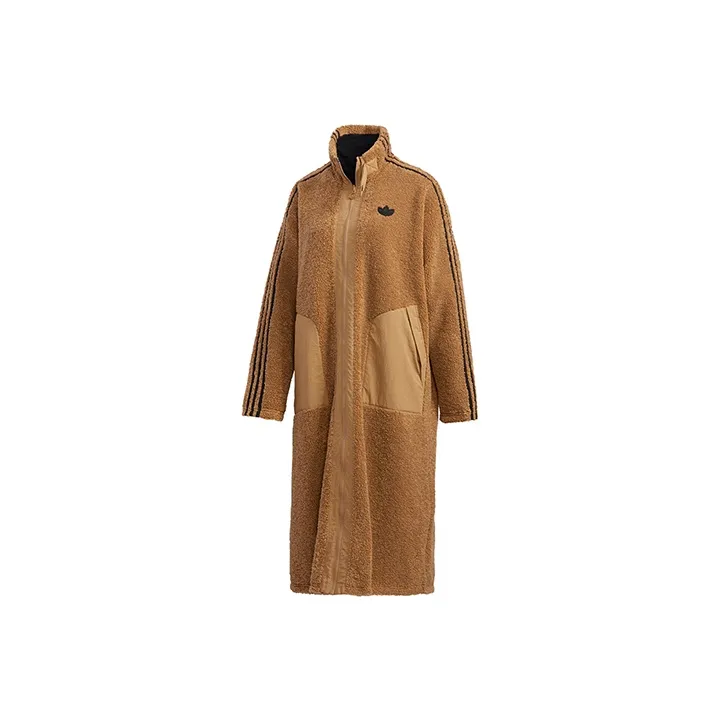 Adidas Originals Желтый Картон Женские Бархатные Куртки