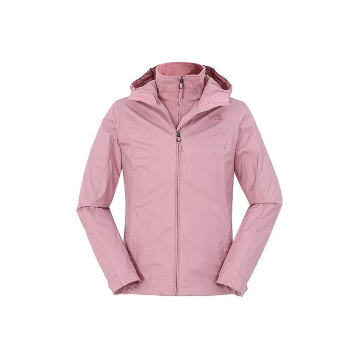 The North Face Водонепроницаемый и Ветрозащитный Ветровка Женские Розово-красный