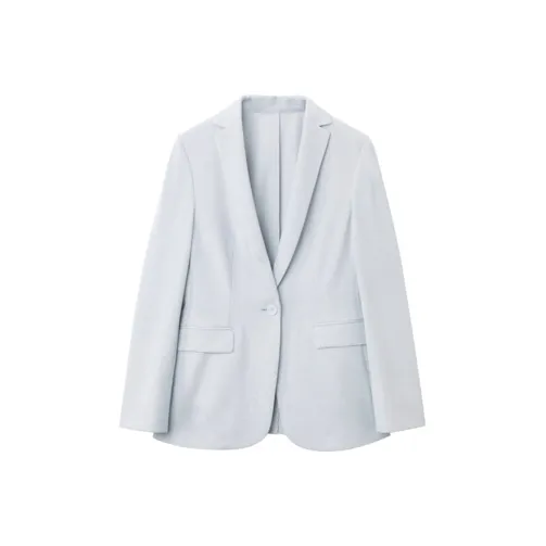 OVV Business Suits Women's Light Blue Solid Color 01