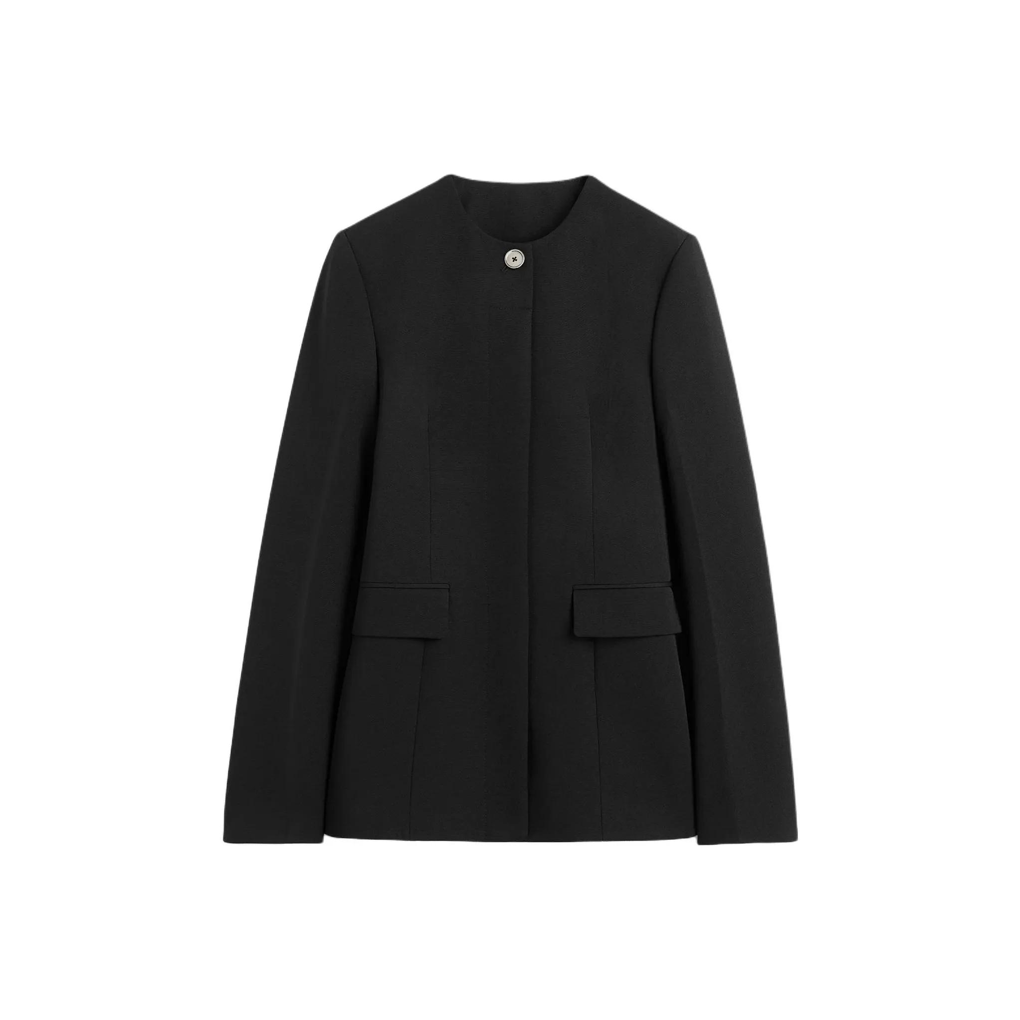 TOTEME Collarless Cinched Jacket