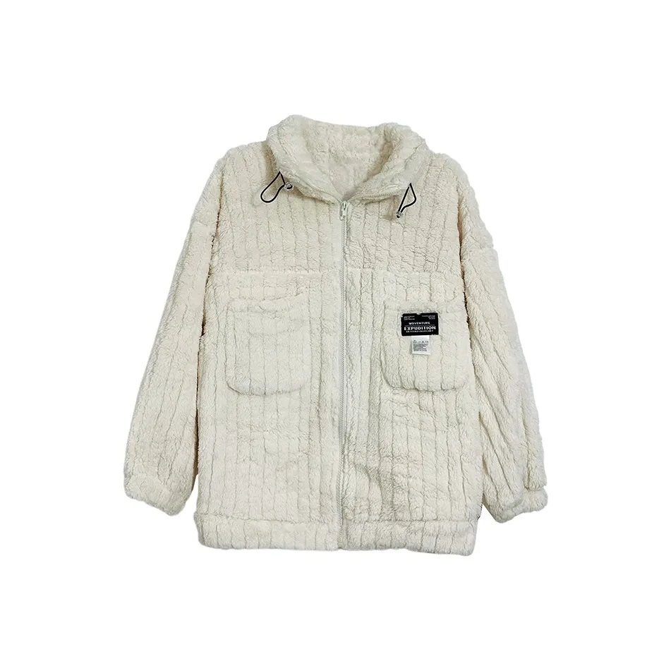 Icicofficial Velvet-feel Coat Women's White