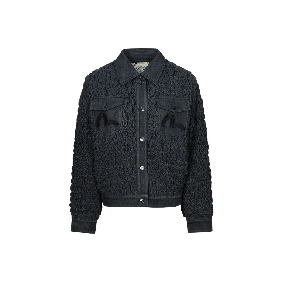 EVISU Denim Куртка Женская Denim Черный