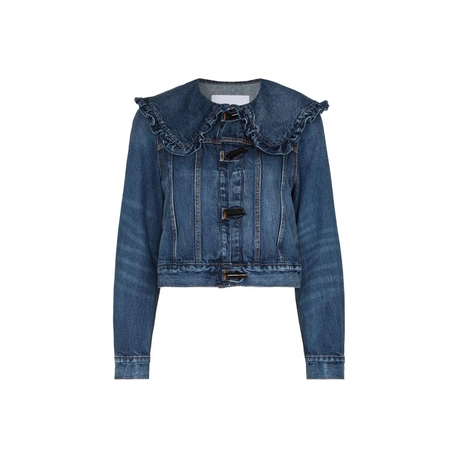 GANNI Синие Женские Джинсовые Куртки