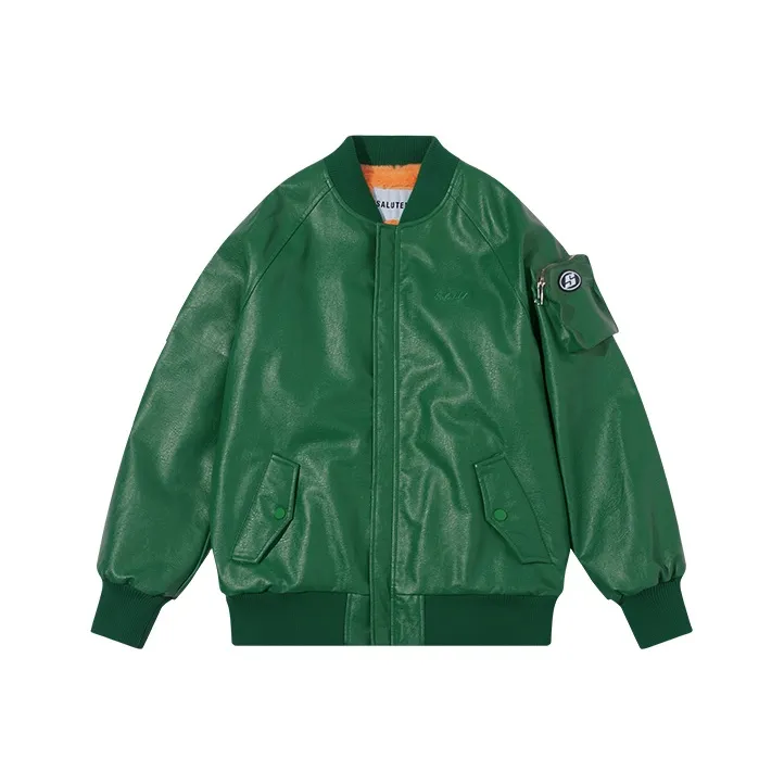 ISaluteU Leather Jacket Women's