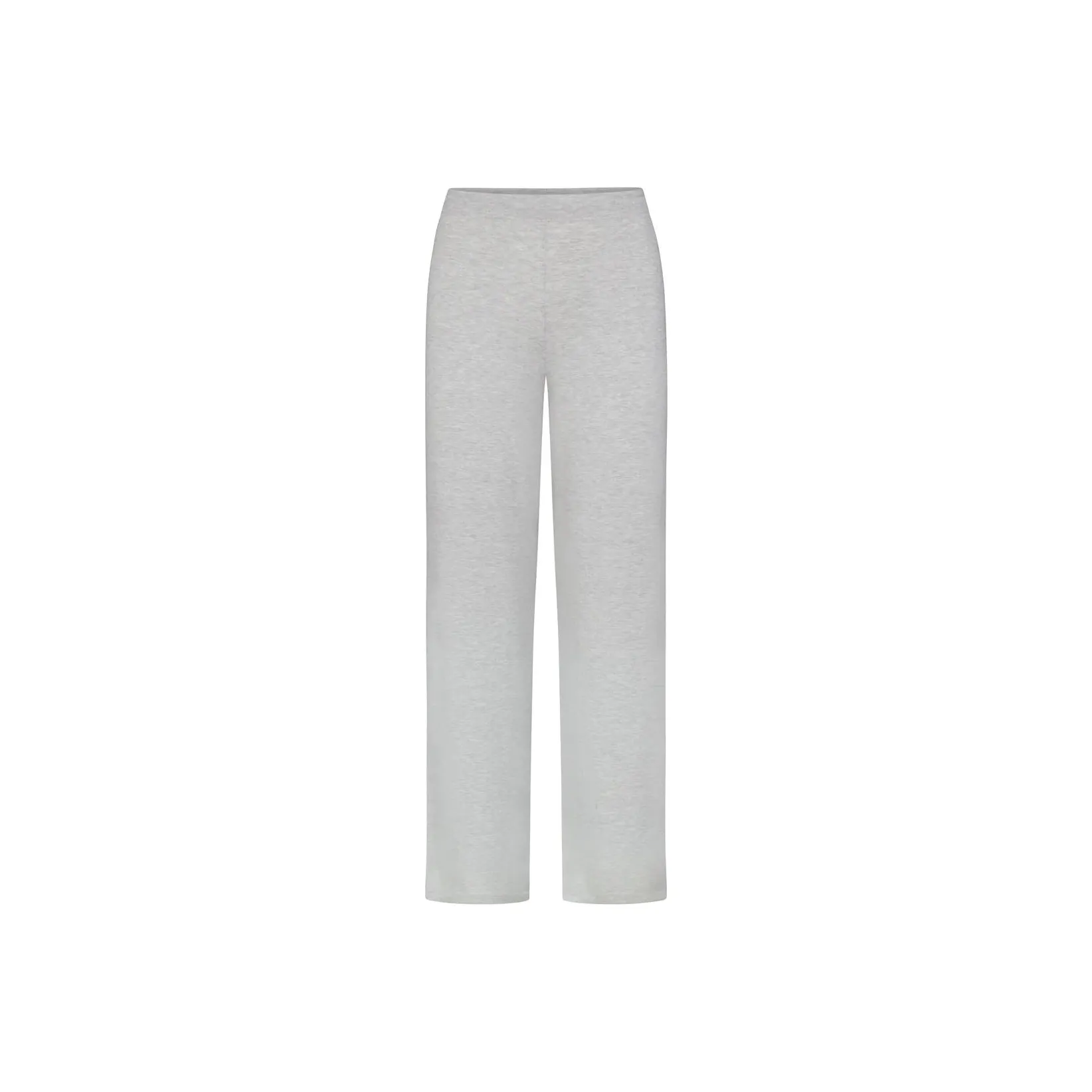 SKIMS Sleep Straight Leg Брюки Повседневные Брюки Женские Меланжевый Серый Светлый Фотиния Серый