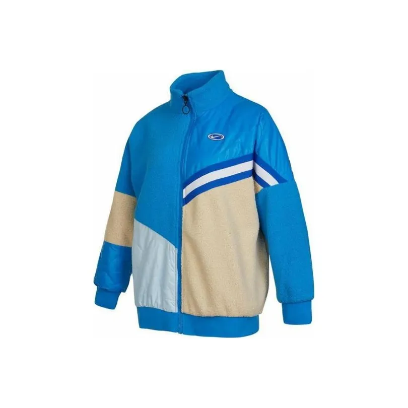 NIKE Синий Женские Бархатные Куртки