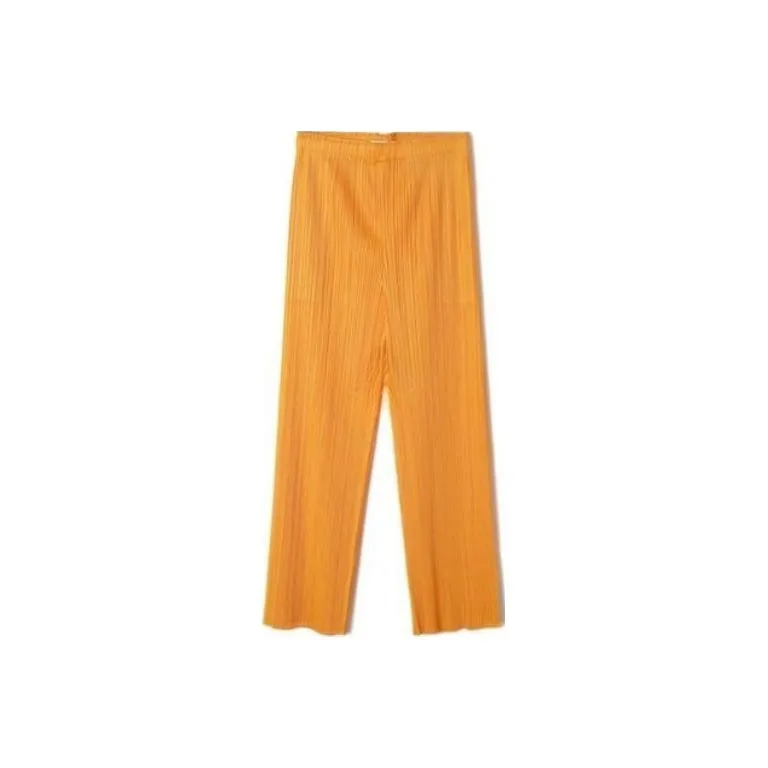 PLEATS PLEASE ISSEY MIYAKE High-Waisted Cropped Trousers