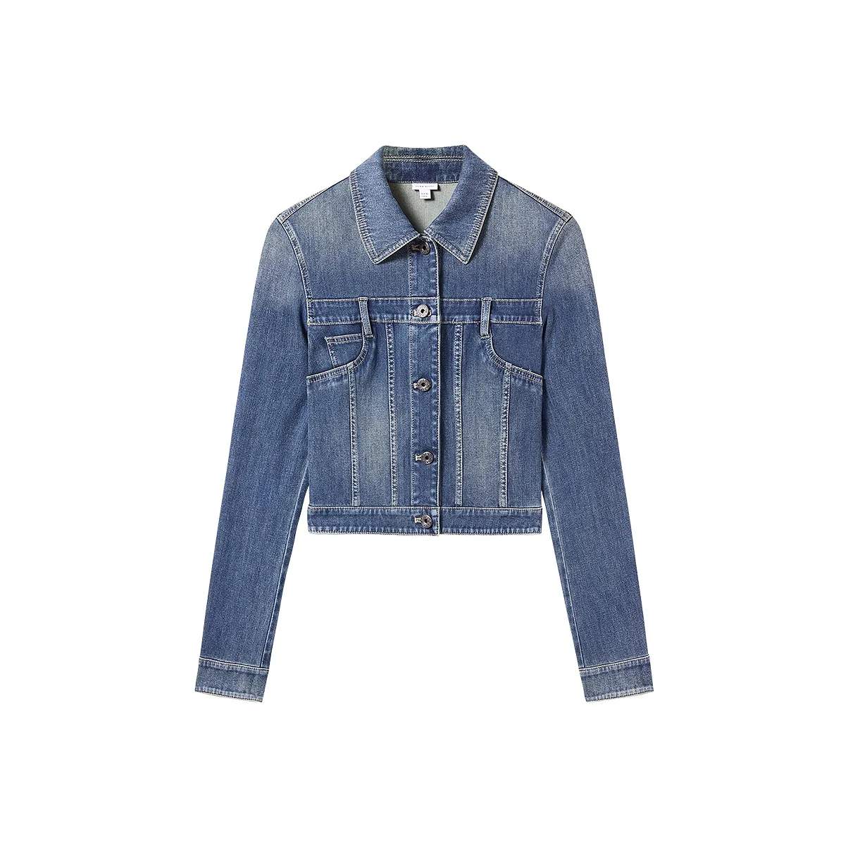 Miss Sixty Деним Куртка Женская Средняя Темно-Синий
