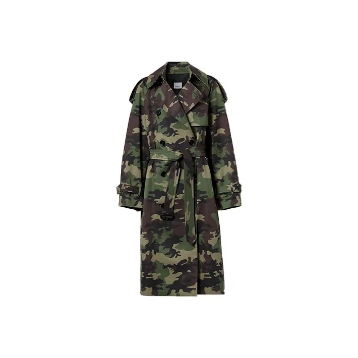 Burberry Trench Coat Women's Green